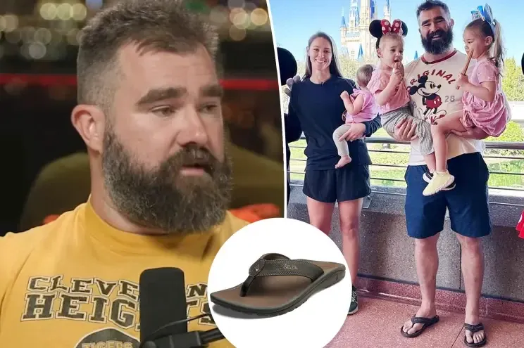 Why Jason Kelce Can’t Get Enough of His OluKai Mea Ola Sandals: The Footwear That’s Always in His Rotation